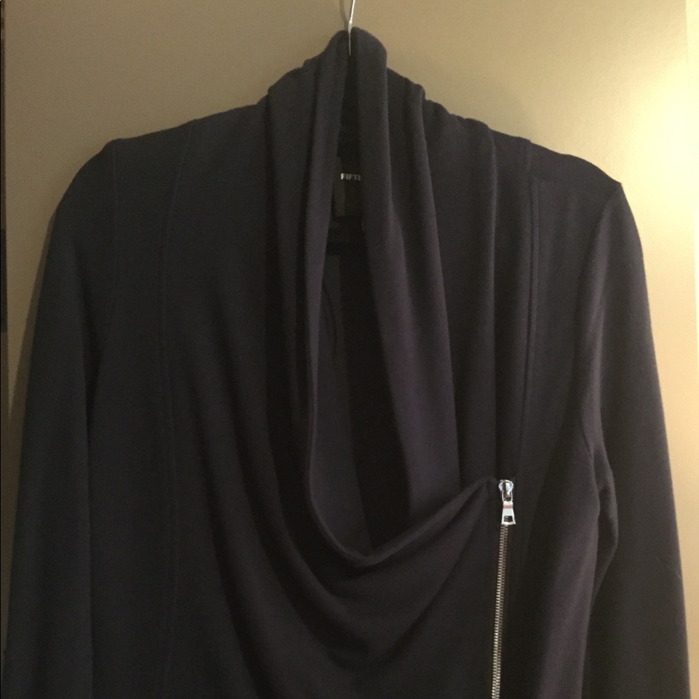 Fifteen Twenty Knit Cardigan(Leather Patch)